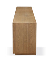 One Coastal Modern 84 inch TV Console in Bisque by Modus Furniture at Eve Furniture