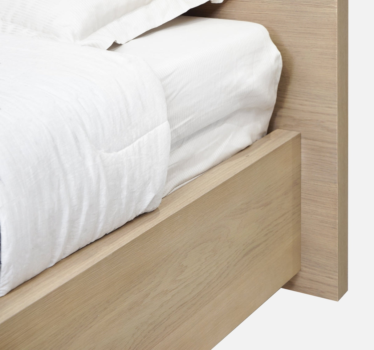 One Coastal Modern California King Platform Bed in Bisque by Modus Furniture at Eve Furniture