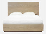 One Coastal Modern Eastern King Platform Bed in Bisque by Modus Furniture at Eve Furniture