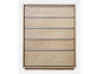 One Coastal Modern Five Drawer Chest in Bisque by Modus Furniture at Eve Furniture
