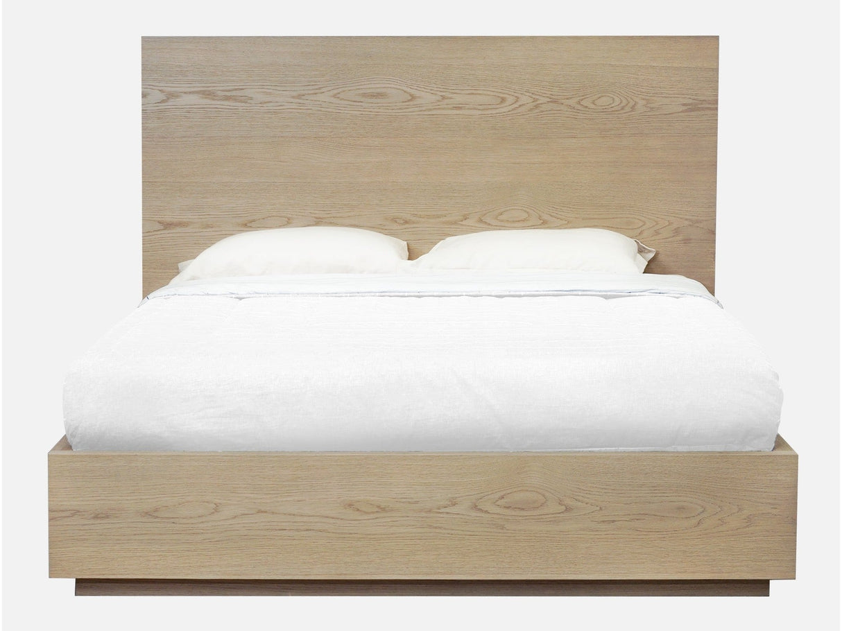 One Coastal Modern Full Platform Bed in Bisque by Modus Furniture at Eve Furniture