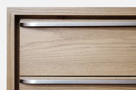 One Coastal Modern Six Drawer Dresser in Bisque by Modus Furniture at Eve Furniture