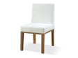 One Modern Coastal Upholstered Dining Side Chair in White Pearl and Bisque (Set of 2) by Modus Furniture at Eve Furniture