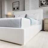 One Pearl Full Upholstered Footboard Storage Bed by Modus Furniture at Eve Furniture