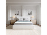 One Pearl Full Upholstered Footboard Storage Bed by Modus Furniture at Eve Furniture