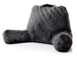One Size Black Lounge Pillow by Malouf at Eve Furniture