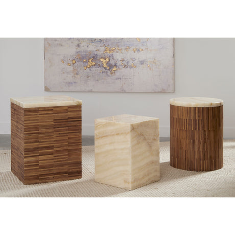 One Square Onyx End Table by Modus Furniture at Eve Furniture