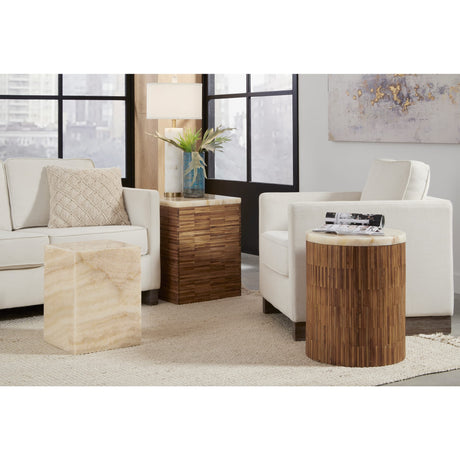One Square Onyx End Table by Modus Furniture at Eve Furniture