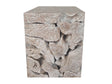 One Teak Slice Square End Table in Bleached Teak by Modus Furniture at Eve Furniture