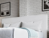 One Upholstered Modern Headboard in Pearl by Modus Furniture at Eve Furniture