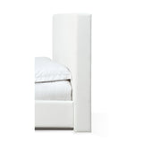 One Upholstered Modern Headboard in Pearl by Modus Furniture at Eve Furniture