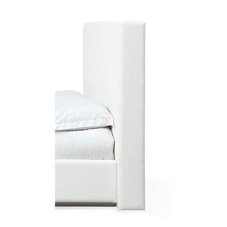One Upholstered Modern Headboard in Pearl by Modus Furniture at Eve Furniture