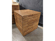 One Wood Tile Square End Table in Solid Teak by Modus Furniture at Eve Furniture