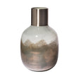 Onega I Short Gradient Blue Glass Gourd Style Vase by Mercana at Eve Furniture