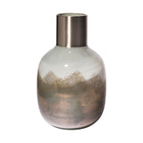 Onega I Short Gradient Blue Glass Gourd Style Vase by Mercana at Eve Furniture