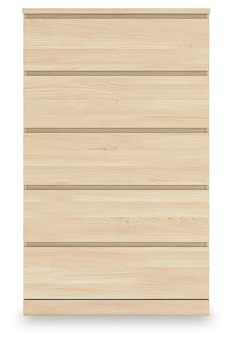 Onita Natural Chest of Drawers by Ashley at Eve Furniture