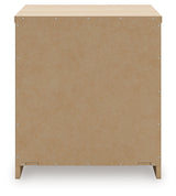 Onita Natural Nightstand by Ashley at Eve Furniture