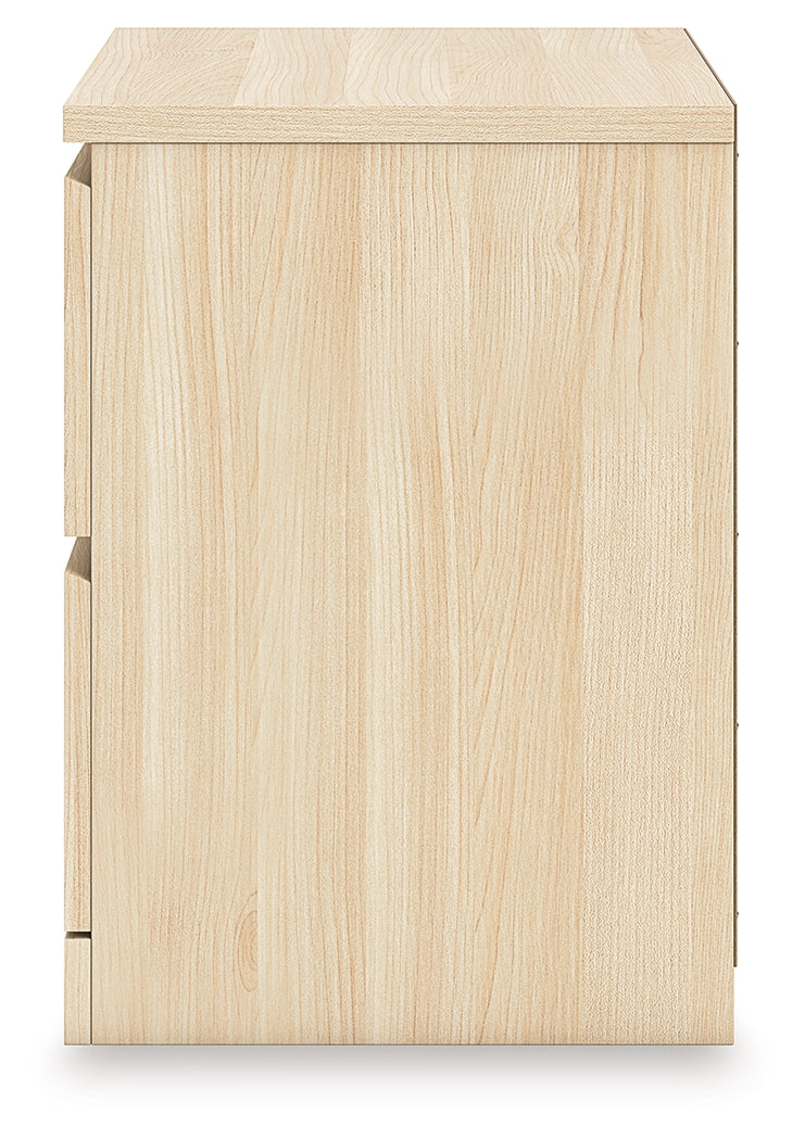 Onita Natural Nightstand by Ashley at Eve Furniture