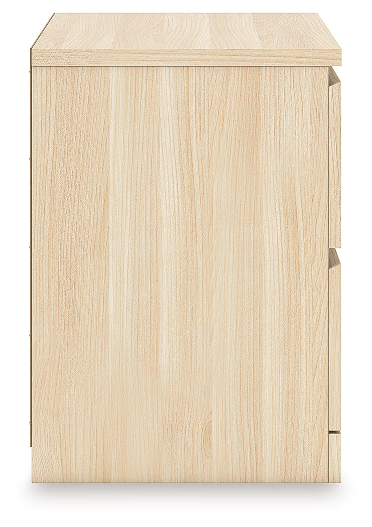 Onita Natural Nightstand by Ashley at Eve Furniture
