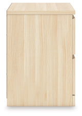 Onita Natural Nightstand by Ashley at Eve Furniture