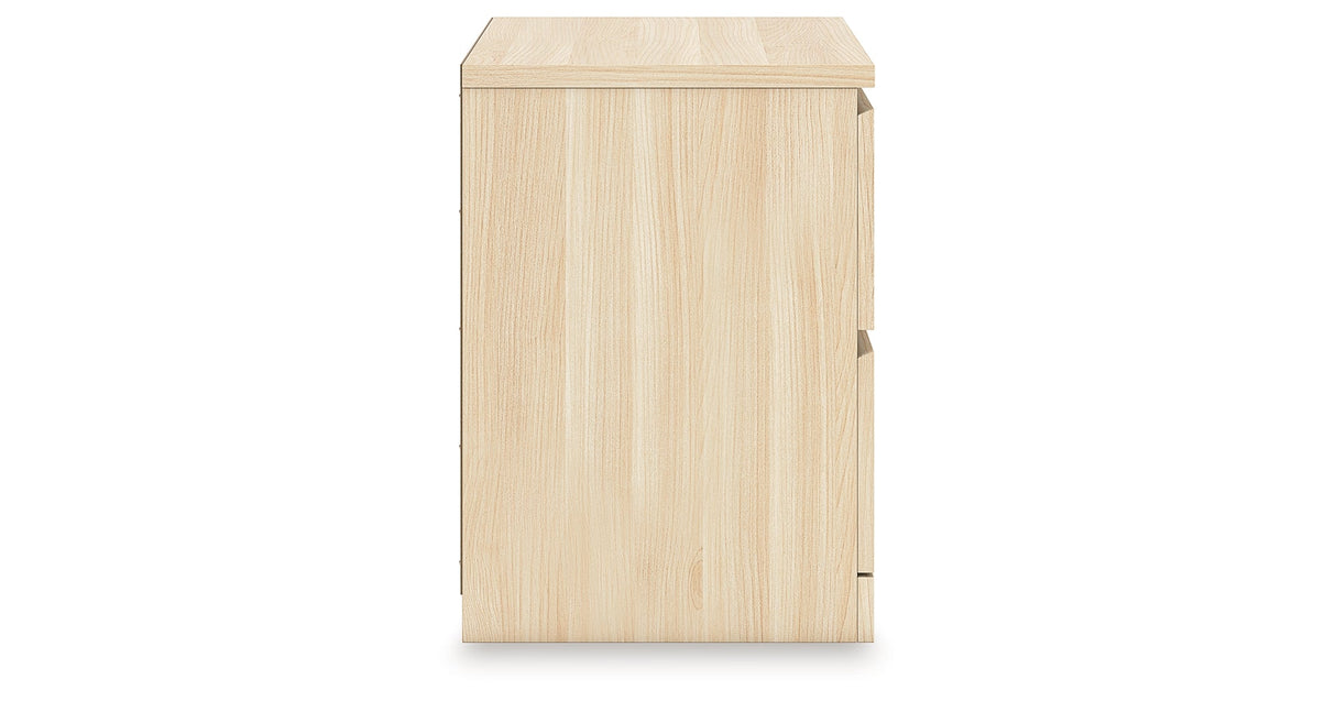 Onita Natural Panel Platform Bedroom Set by Ashley at Eve Furniture