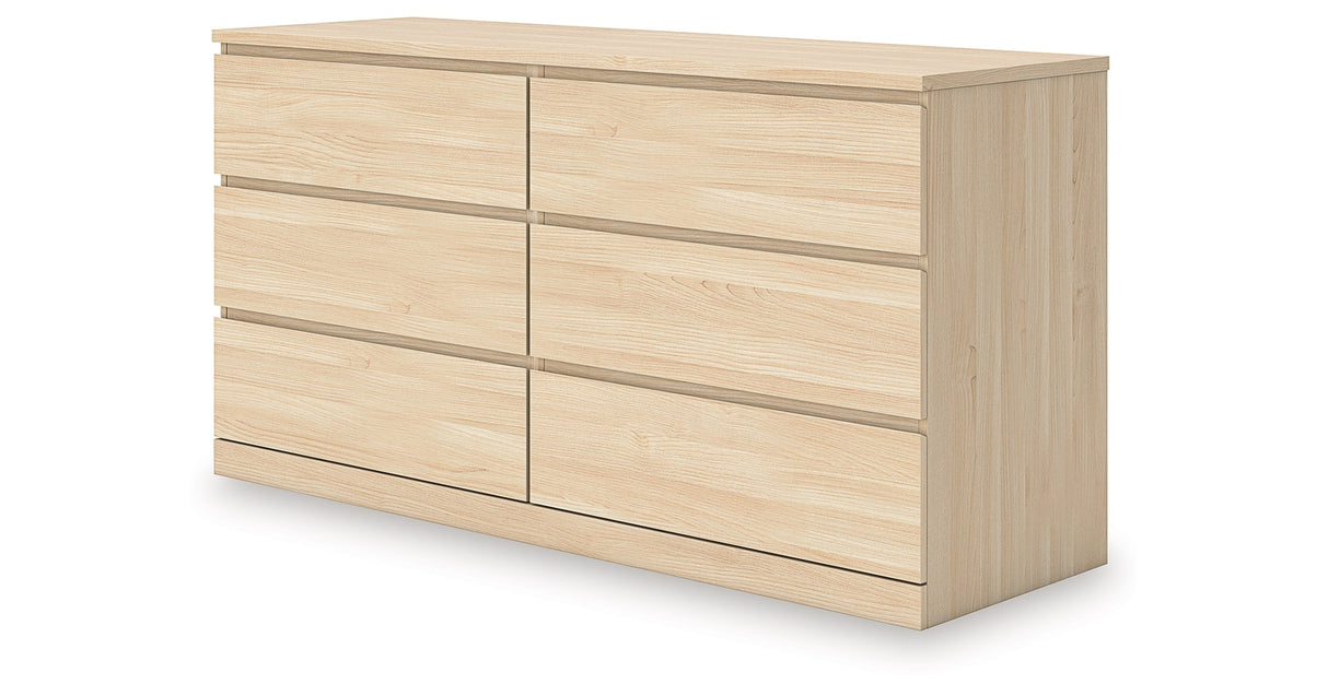 Onita Natural Panel Platform Bedroom Set by Ashley at Eve Furniture