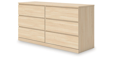 Onita Natural Panel Platform Bedroom Set by Ashley at Eve Furniture