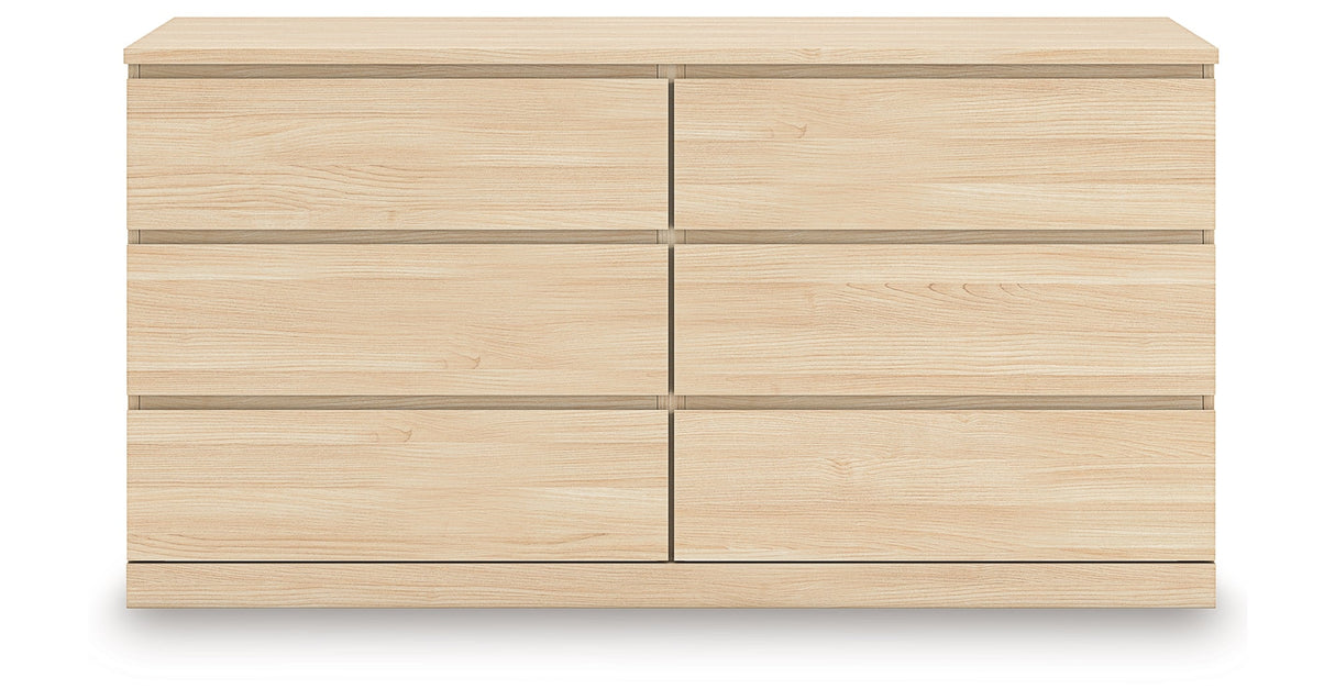 Onita Natural Panel Platform Bedroom Set by Ashley at Eve Furniture