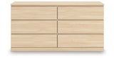 Onita Natural Panel Platform Bedroom Set by Ashley at Eve Furniture