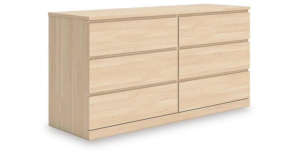 Onita Natural Panel Platform Bedroom Set by Ashley at Eve Furniture