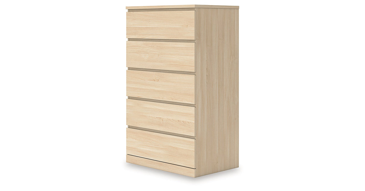Onita Natural Panel Platform Bedroom Set by Ashley at Eve Furniture