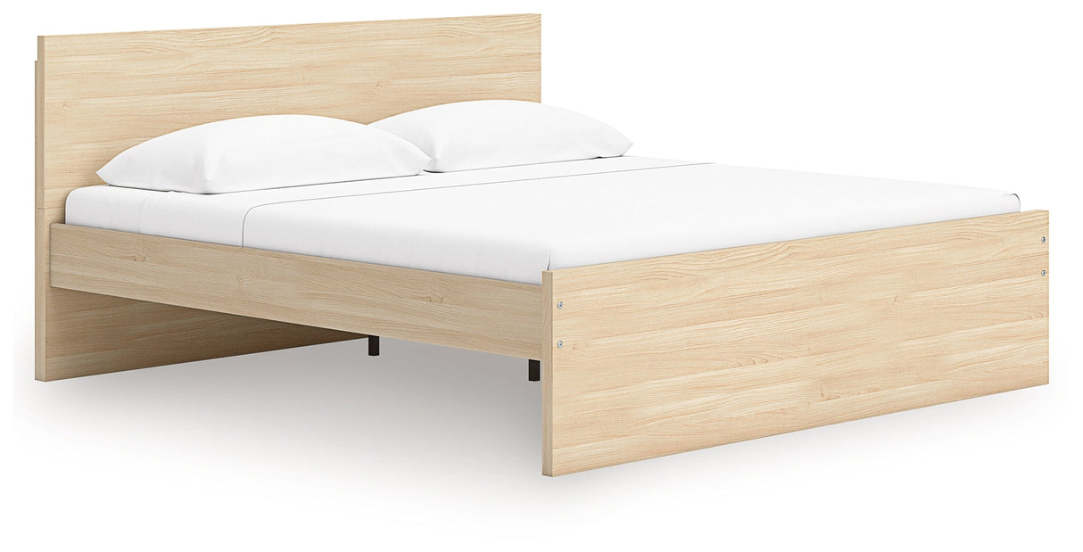 Onita Natural Panel Platform Bedroom Set by Ashley at Eve Furniture