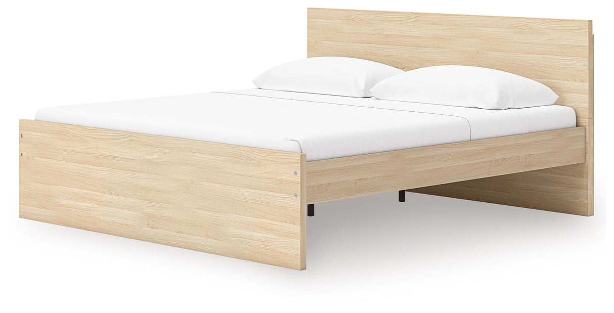 Onita Natural Panel Platform Bedroom Set by Ashley at Eve Furniture