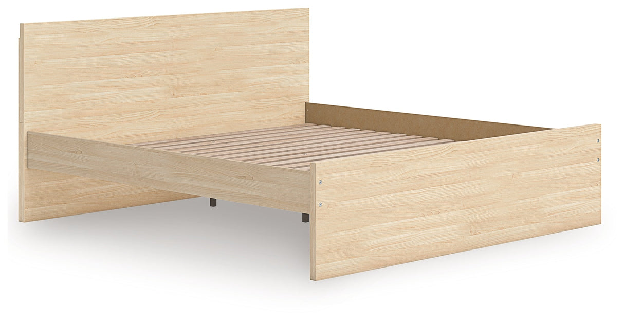 Onita Natural Panel Platform Bedroom Set by Ashley at Eve Furniture