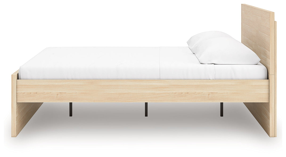 Onita Natural Panel Platform Bedroom Set by Ashley at Eve Furniture