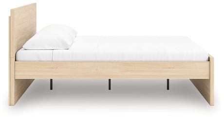 Onita Natural Panel Platform Bedroom Set by Ashley at Eve Furniture
