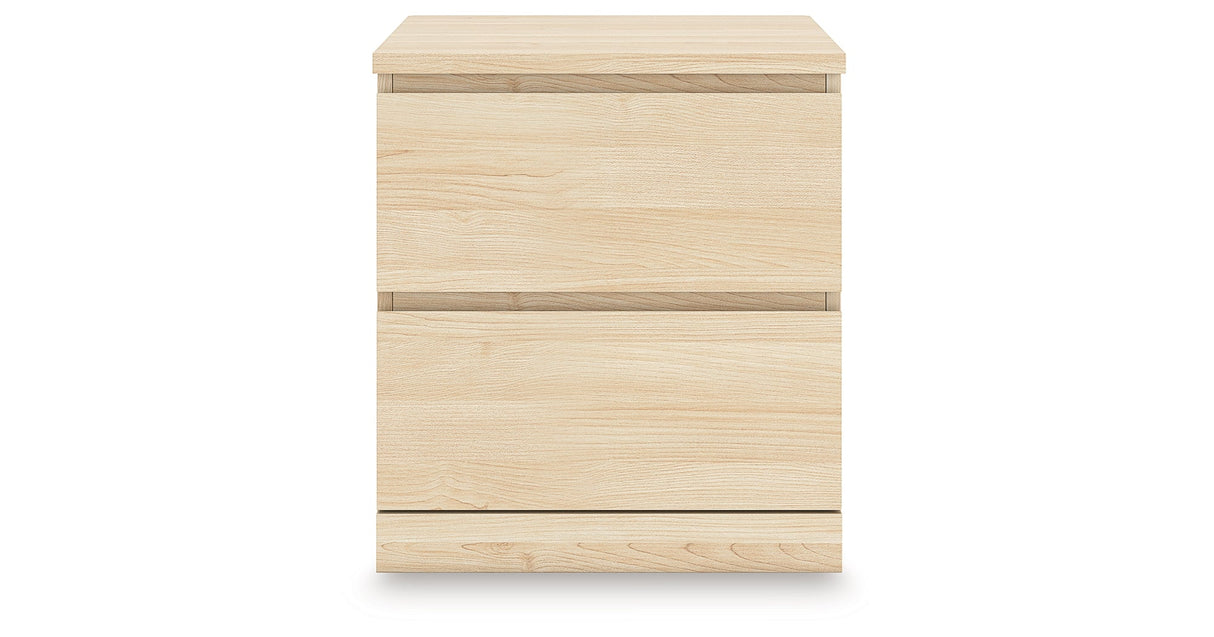 Onita Natural Panel Platform Bedroom Set by Ashley at Eve Furniture
