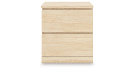 Onita Natural Panel Platform Bedroom Set by Ashley at Eve Furniture