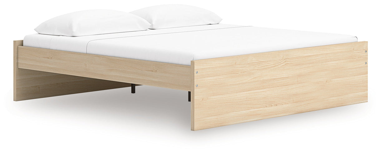 Onita Natural Platform Bedroom Set by Ashley at Eve Furniture