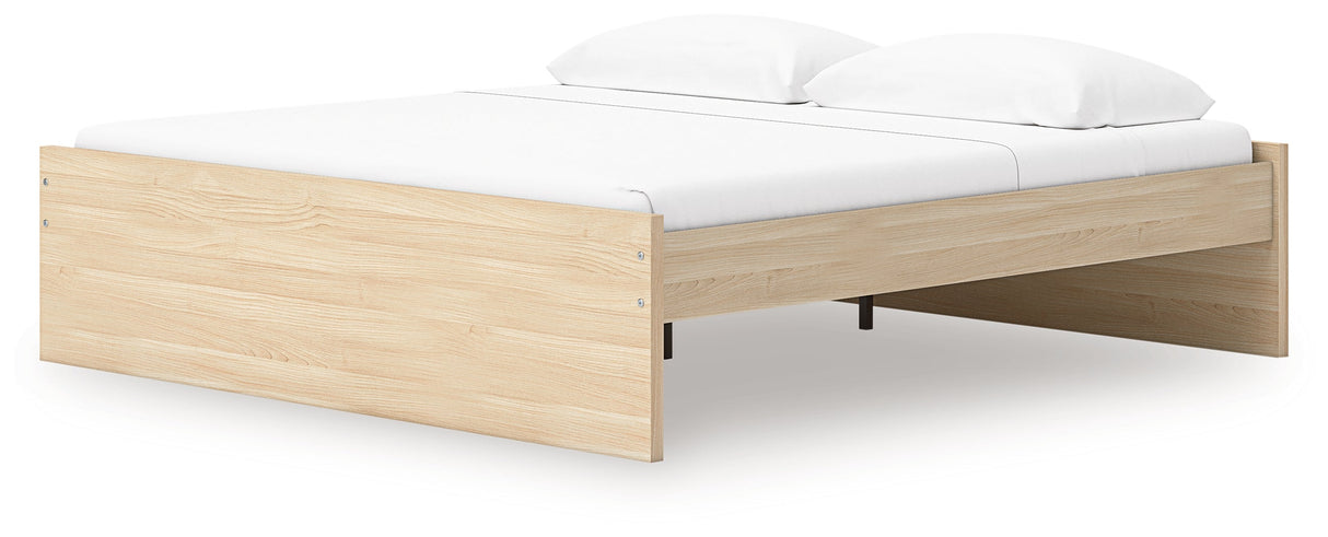 Onita Natural Platform Bedroom Set by Ashley at Eve Furniture
