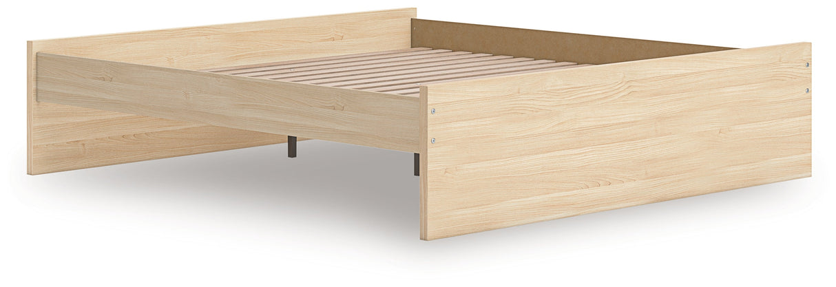 Onita Natural Platform Bedroom Set by Ashley at Eve Furniture