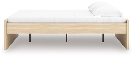 Onita Natural Platform Bedroom Set by Ashley at Eve Furniture