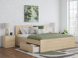 Onita Natural Storage Panel Platform Bedroom Set with 2 Drawers by Ashley at Eve Furniture