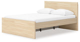 Onita Natural Storage Panel Platform Bedroom Set with 2 Drawers by Ashley at Eve Furniture