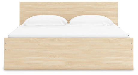 Onita Natural Storage Panel Platform Bedroom Set with 4 Drawers by Ashley at Eve Furniture
