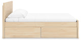 Onita Natural Storage Panel Platform Bedroom Set with 4 Drawers by Ashley at Eve Furniture