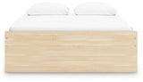 Onita Natural Storage Platform Bedroom Set with 2 Drawers by Ashley at Eve Furniture
