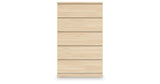 Onita Natural Storage Platform Bedroom Set with 2 Drawers by Ashley at Eve Furniture