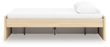 Onita Natural Storage Platform Bedroom Set with 2 Drawers by Ashley at Eve Furniture