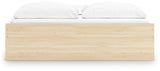 Onita Natural Storage Platform Bedroom Set with 4 Drawers by Ashley at Eve Furniture